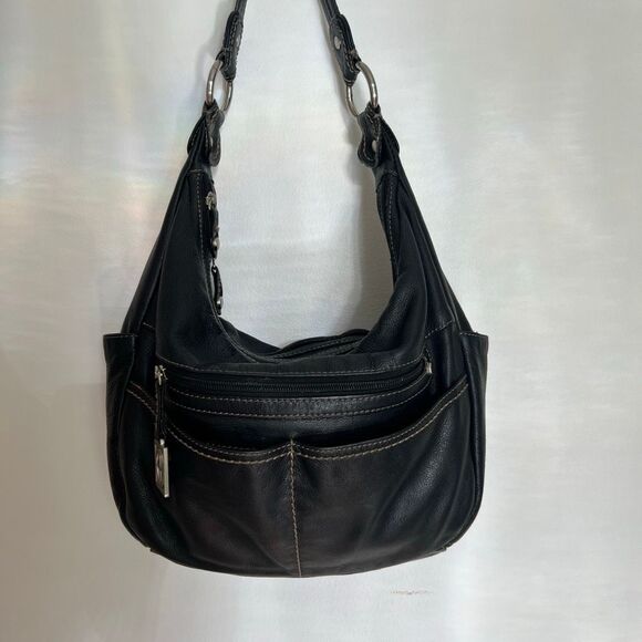 Giani Bernini Y2K slouch leather shoulder bag - Picture 4 of 14